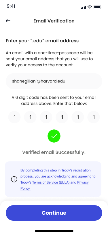 Activity discovery screen