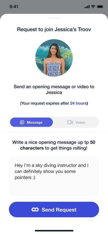 Activity discovery screen